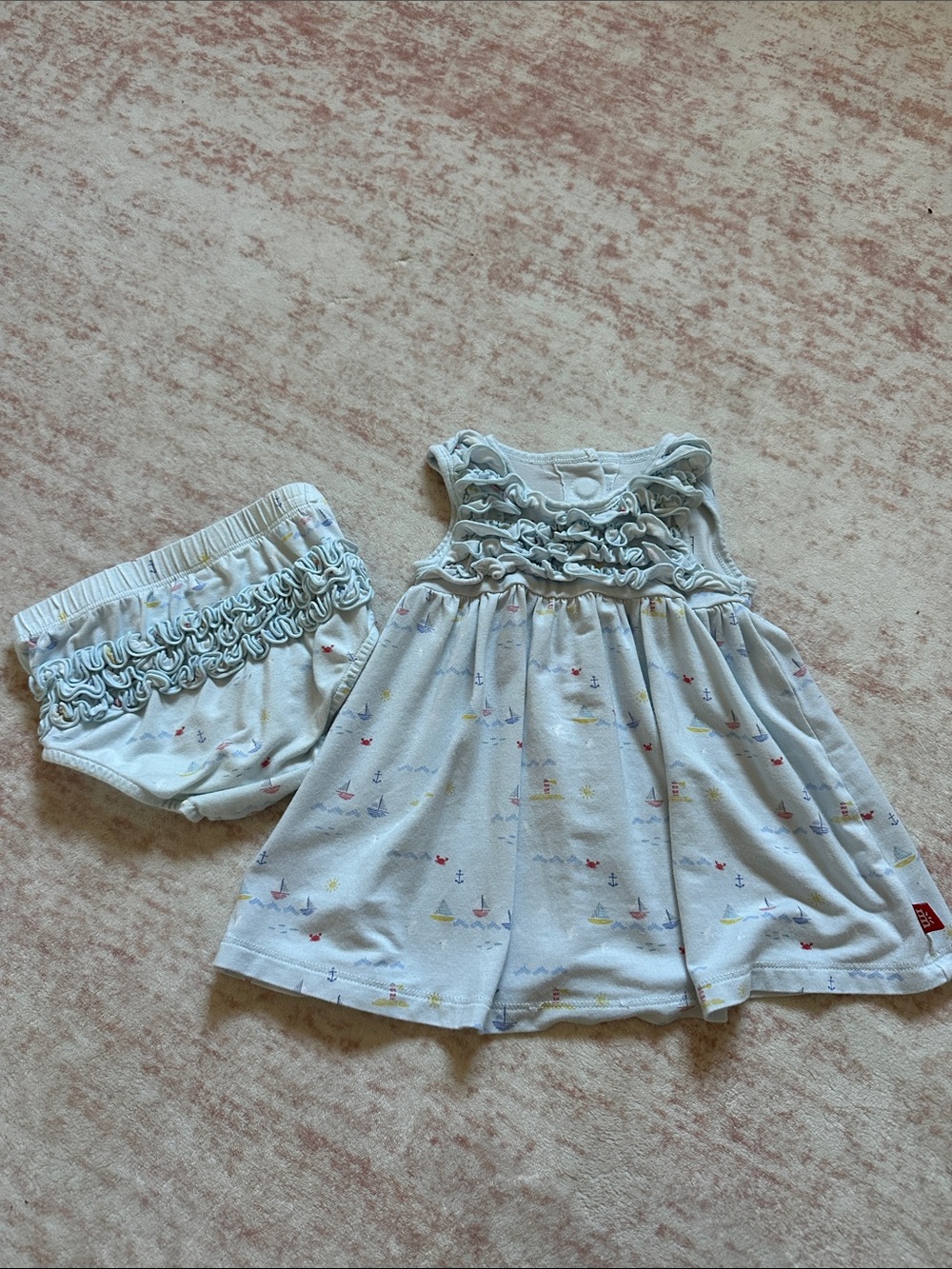 Magnetic Me baby girl outfit